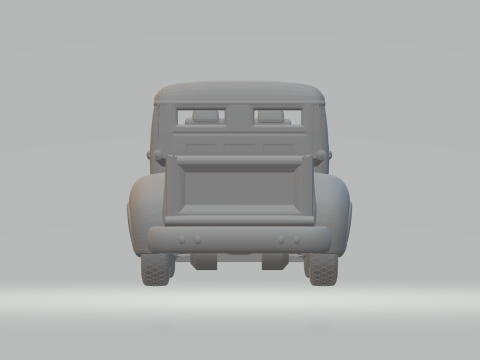 Кастомный грузовик Мерседес 1111. 3D Принт Модель