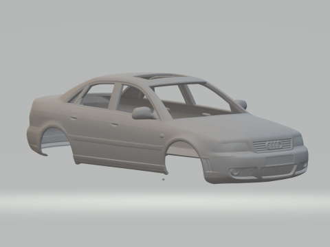 Audi a4 1999 custom rs4 3D Print Model