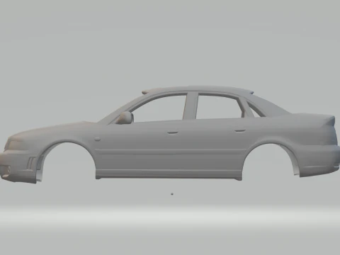 Audi a4 1999 custom rs4 3D Print Model