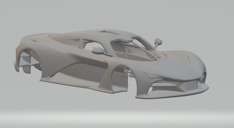 Zenvo aurora Model do druku 3D .c4d .max .obj .3ds .fbx .stl .blend 