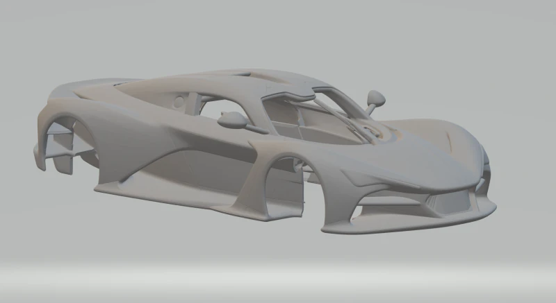 Zenvo aurora 3D Print Model .c4d .max .obj .3ds .fbx .stl .blend 