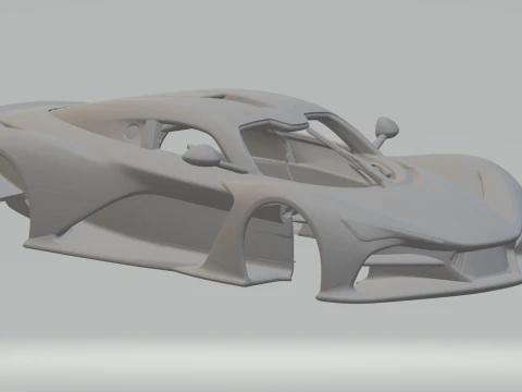 Zenvo aurora 3D Print Model