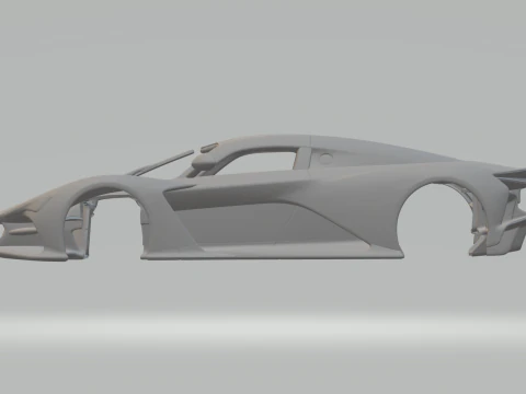 Zenvo aurora 3D Print Model