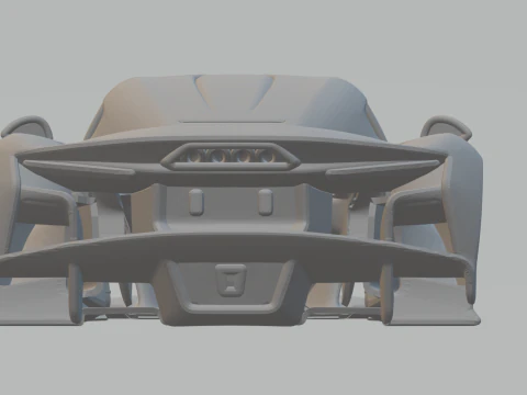 Zenvo aurora 3D Print Model