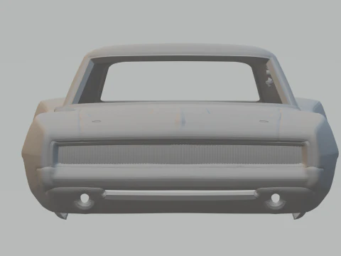 Dodge charger widebody 3D Print Model
