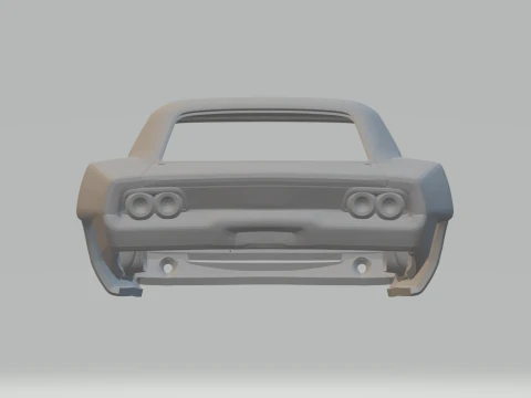 Dodge charger widebody 3D Print Model