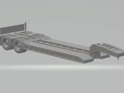 Трейлер lowboy 3D Принт Модель