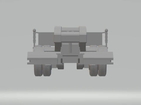 Trailer lowboy 3D Print Model
