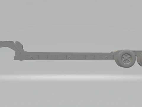 Trailer lowboy 3D Print Model