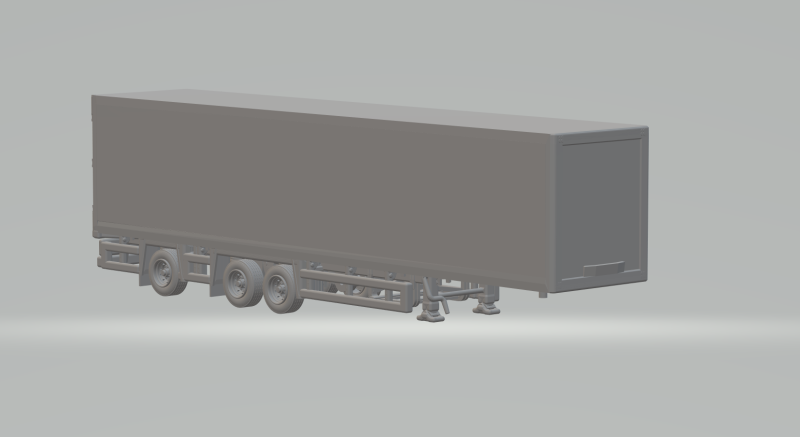 Trailer box euro 2 Modelo de Impressão 3D .c4d .max .obj .3ds .fbx .stl .blend 