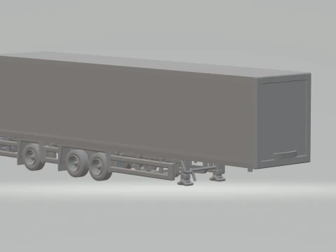 Trailer box euro 2 3D Print Model