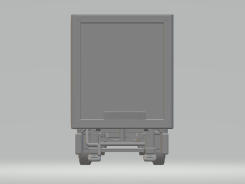 Trailer box euro 2 Modelo de Impressão 3D