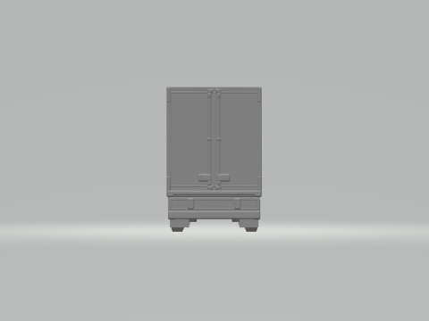 Trailer box euro 2 Modelo de Impressão 3D