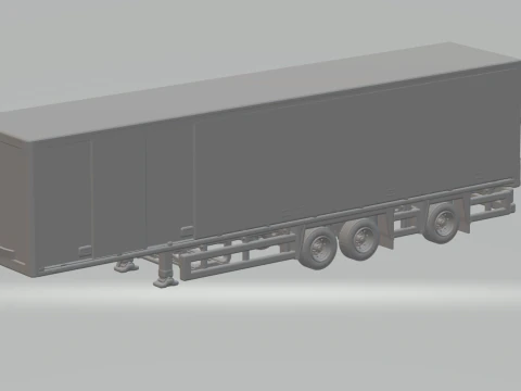 Trailer box euro 2 3D Print Model