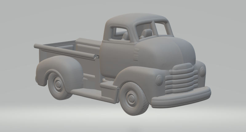 Chevrolet coe custom 3D Принт Модель .c4d .max .obj .3ds .fbx .stl .blend 