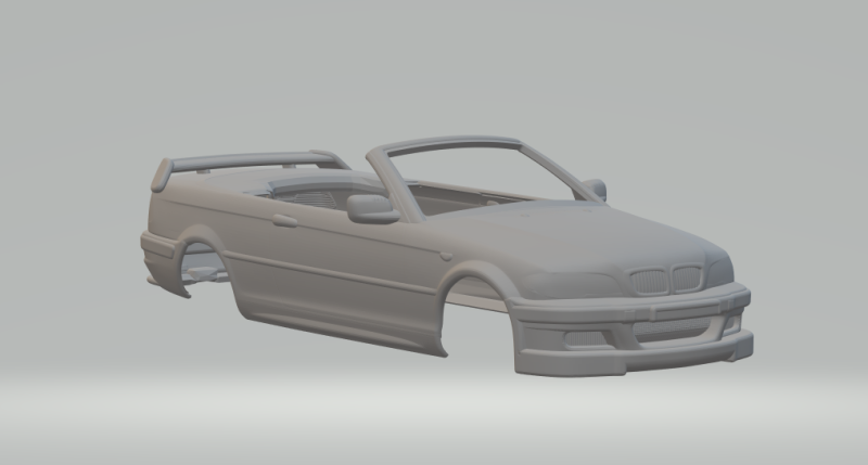 M3 cabriolet 3D Принт Модель .c4d .max .obj .3ds .fbx .stl .blend 