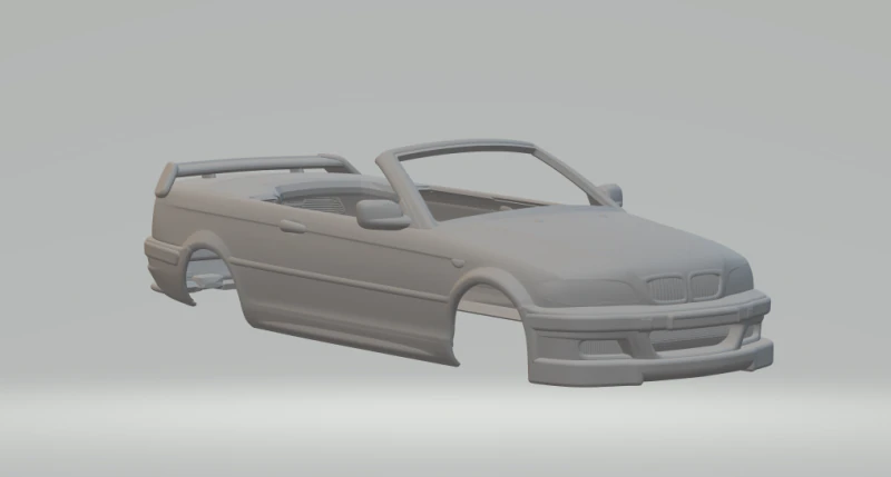 M3 cabriolet 3D Print Model .c4d .max .obj .3ds .fbx .stl .blend 