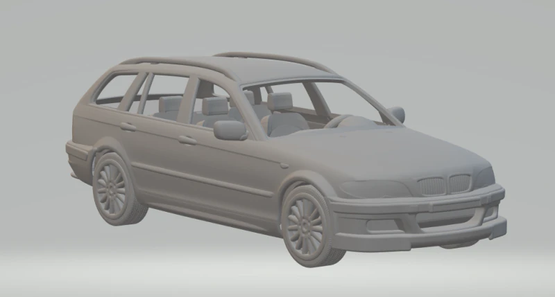 M3 Touring 2000 3D Print Model .c4d .max .obj .3ds .fbx .stl .blend 