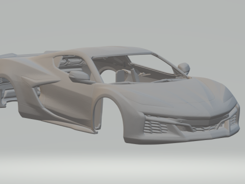 Chevrolet corvette z06 2023 3D 打印模型