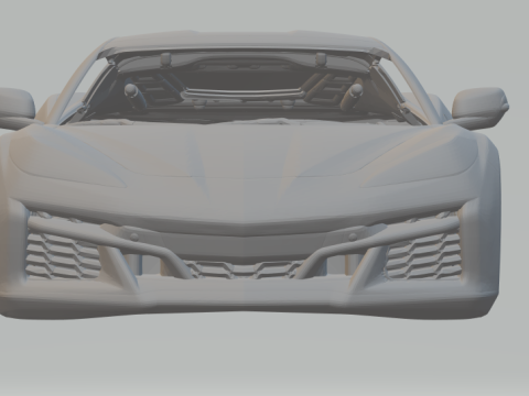 Chevrolet corvette z06 2023 Modèles 3D en vedette