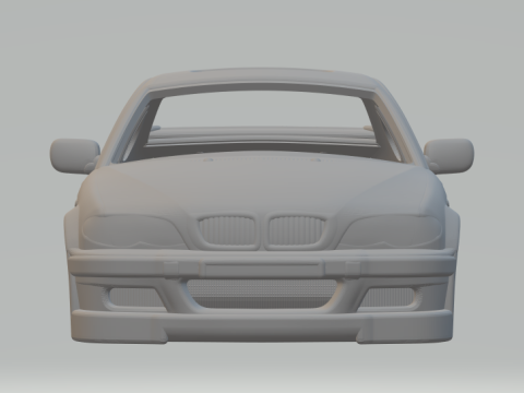 M3 sedan 2004 3D-Druckmodell