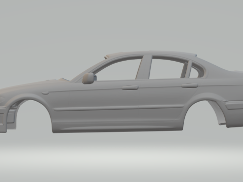 M3 sedan 2004 3D-Druckmodell