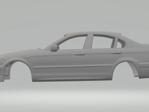 M3 sedan 2004 3D Print Model