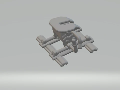 5륜 트럭 - 예고편 3D 프린트 모델