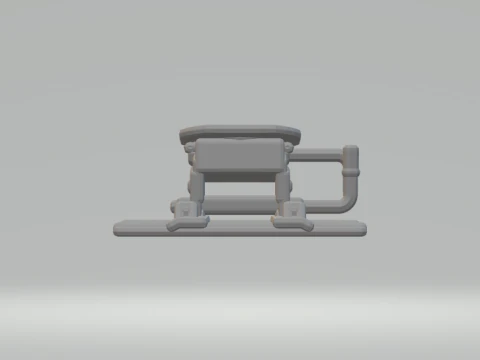 Fifth Wheel Truck - Trailer 3D Print Model