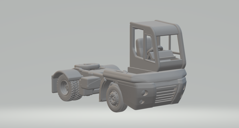 Terminal truck 3D Print Model .c4d .max .obj .3ds .fbx .stl .blend 