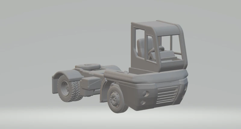 Terminal truck 3D Print Model .c4d .max .obj .3ds .fbx .stl .blend 