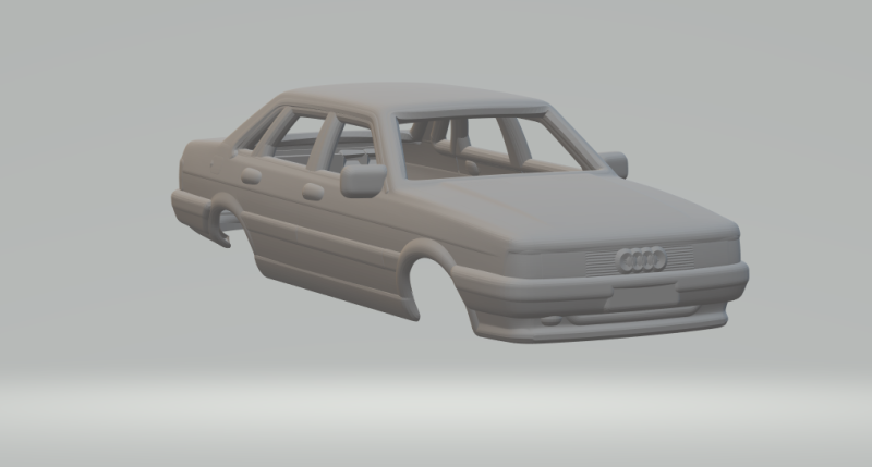 Audi 80 Modelo de Impressão 3D .c4d .max .obj .3ds .fbx .stl .blend 