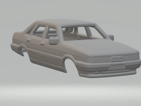 Audi 80 3D Baskı Modeli