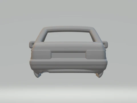 Audi 80 3D Print Model