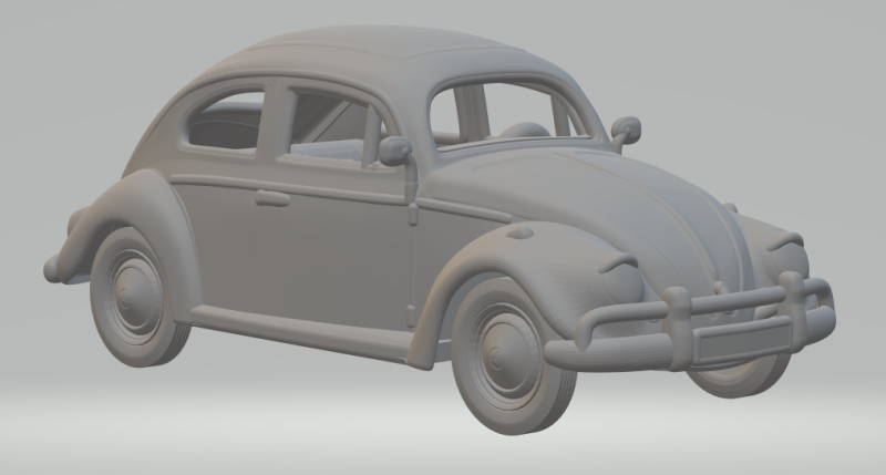 Vw sedan kit 3Dプリントモデル .c4d .max .obj .3ds .fbx .stl .blend