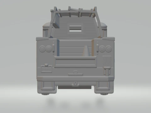 Toyota hj45 service truck 3D Print Model