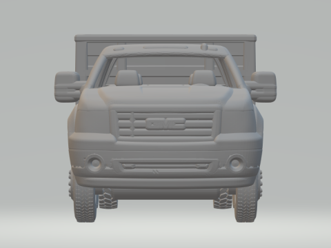 GMC 3500HD 3D Принт Модель