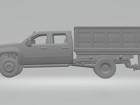 GMC 3500HD 3D Принт Модель