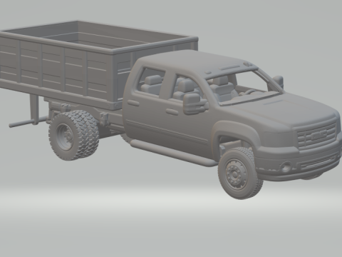 GMC 3500HD 3D Print Model