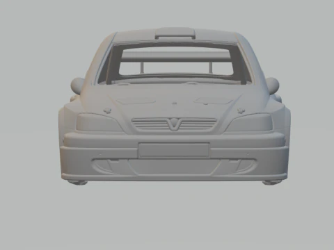 OPEL ASTRA RACE CAR 3D Print Model