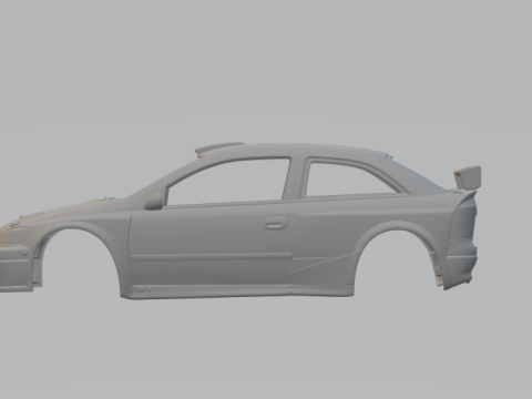 OPEL ASTRA RACE CAR 3D 프린트 모델