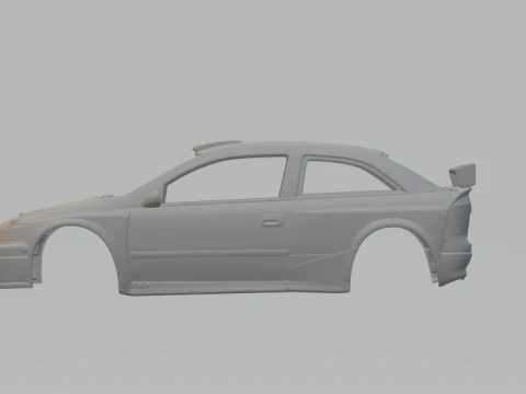 OPEL ASTRA RACE CAR 3D Print Model