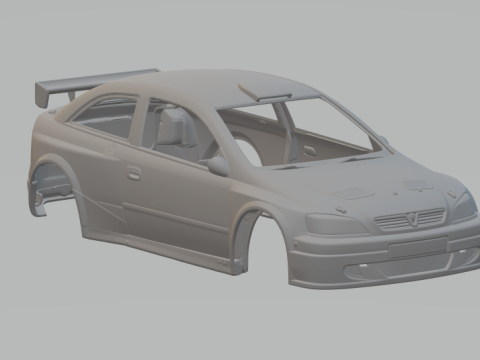 OPEL ASTRA RACE CAR 3D 프린트 모델