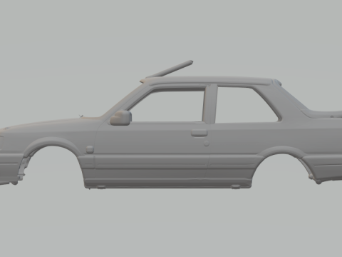 Peugeot 309 3D Print Model