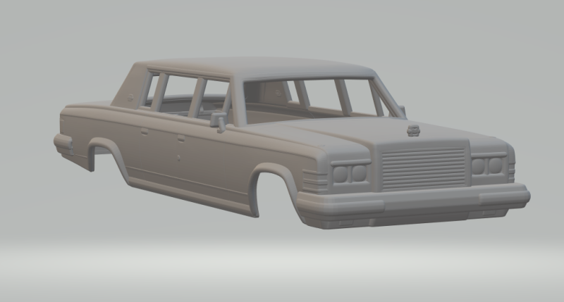 Zil 4104 3D-Druckmodell .c4d .max .obj .3ds .fbx .stl .blend 