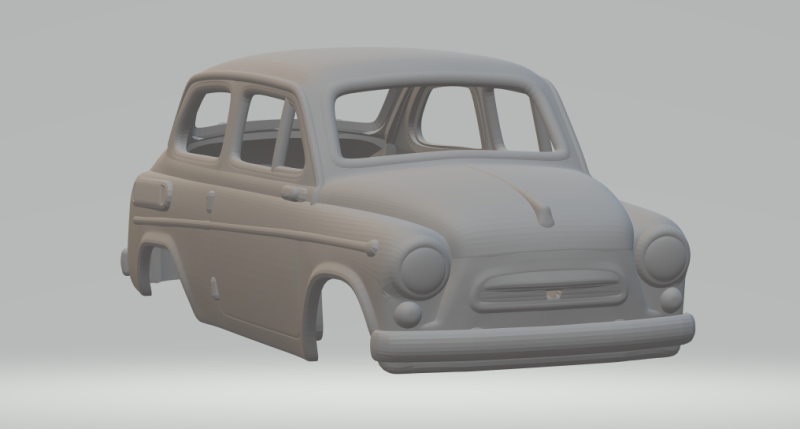 Zaz 965 zaporozhets 3D Print Model .c4d .max .obj .3ds .fbx .stl .blend 