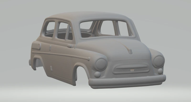 Zaz 965 zaporozhets 3D Print Model .c4d .max .obj .3ds .fbx .stl .blend 