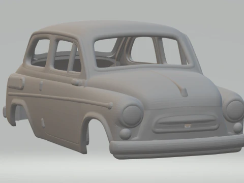 Заз 965 запорожець 3D Принт Модель