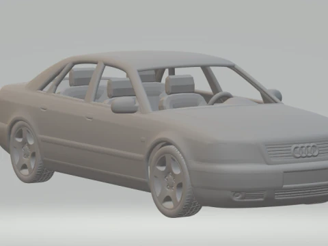 Audi a8 1999 3D Baskı Modeli