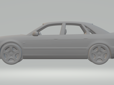 Audi a8 1999 3D 打印模型